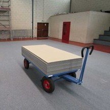 Trolly carpet tiles
